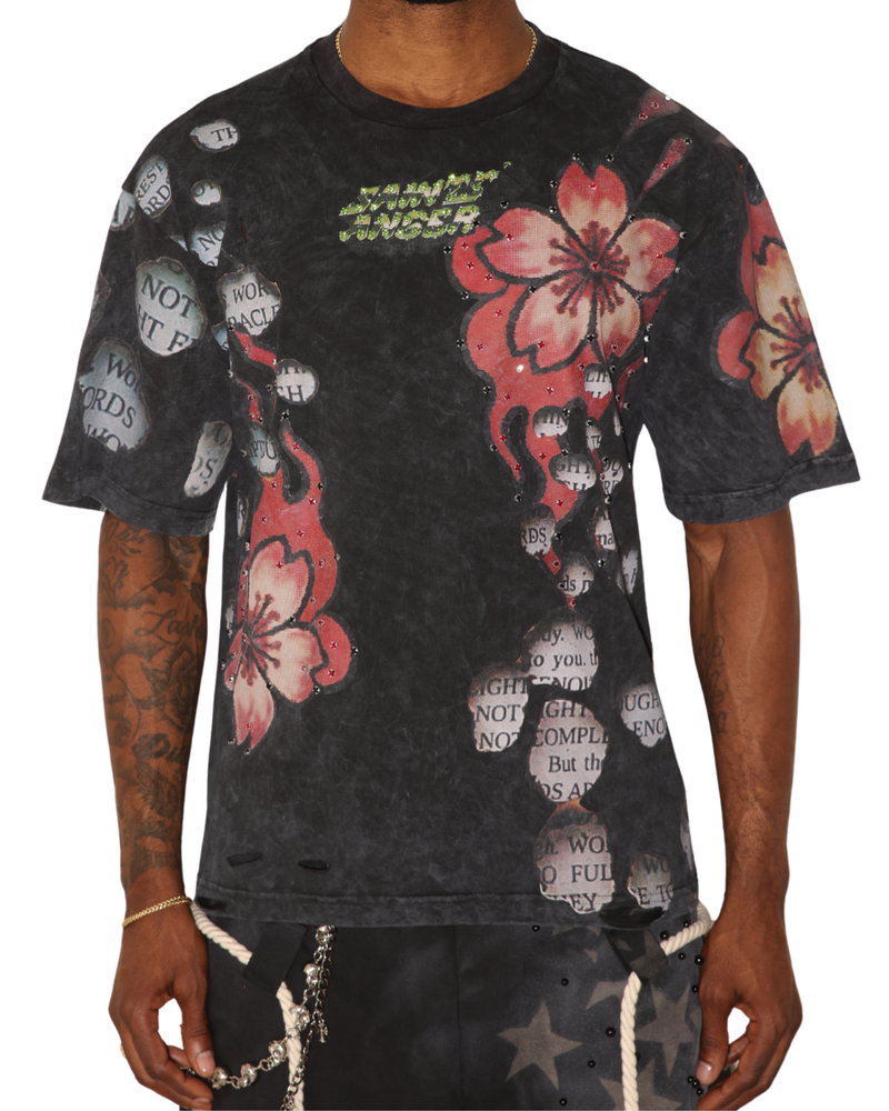 Saints Anger Oversized Graphic Tee