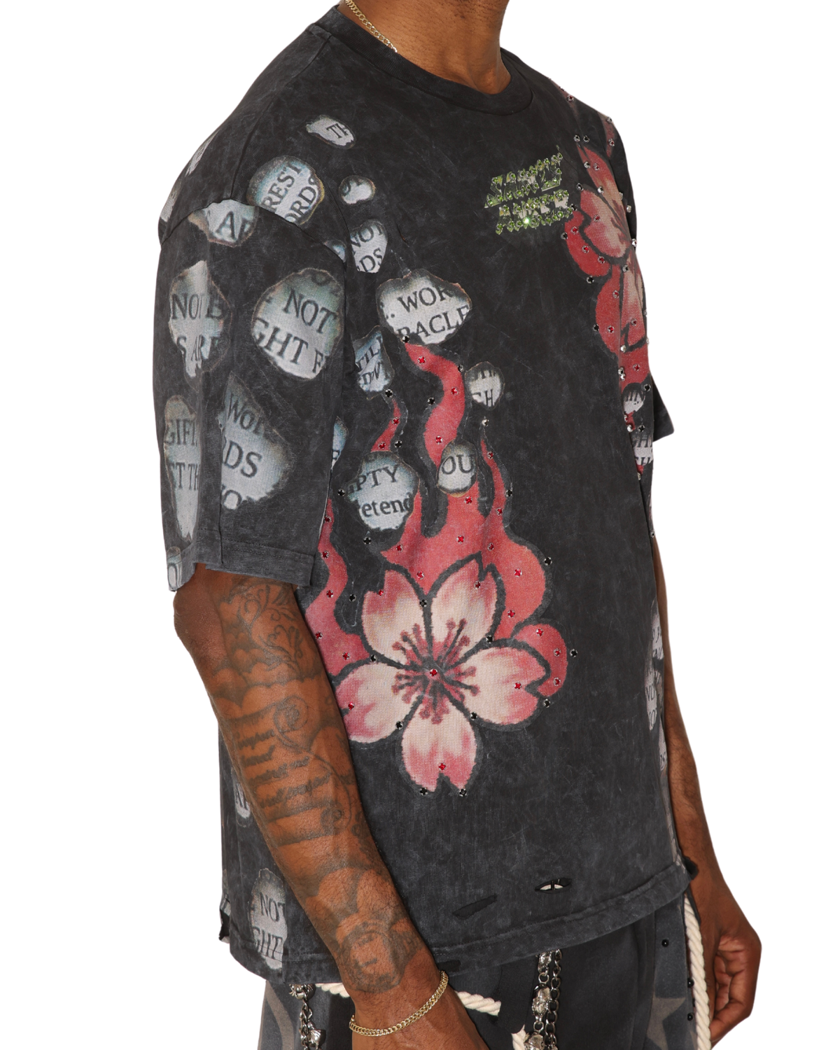 Saints Anger Oversized Graphic Tee