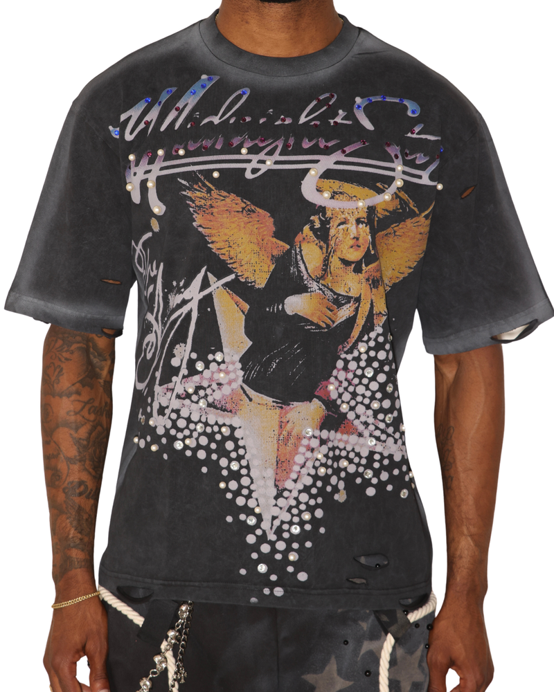 Midnight Sins Oversized Graphic Tee