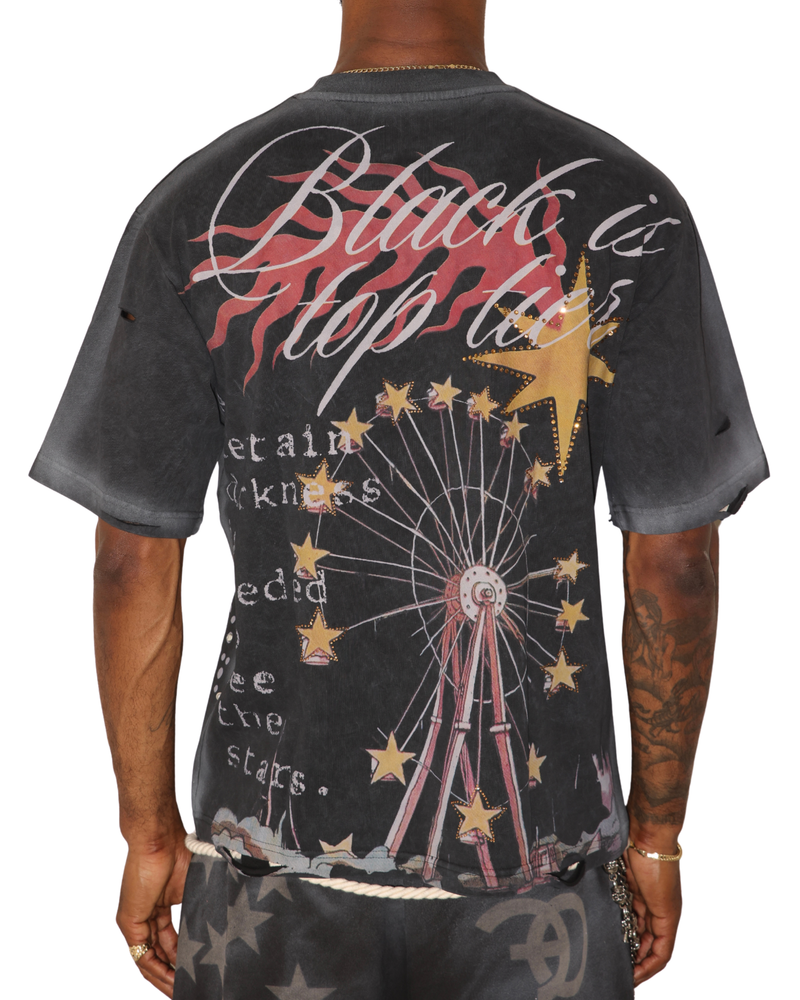 Midnight Sins Oversized Graphic Tee