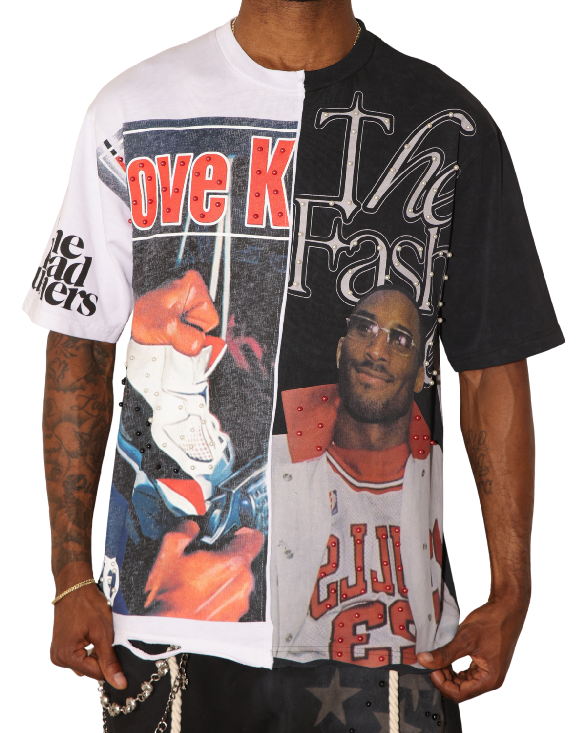 Split Legacy Oversized Graphic Tee