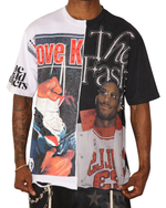 Split Legacy Oversized Graphic Tee
