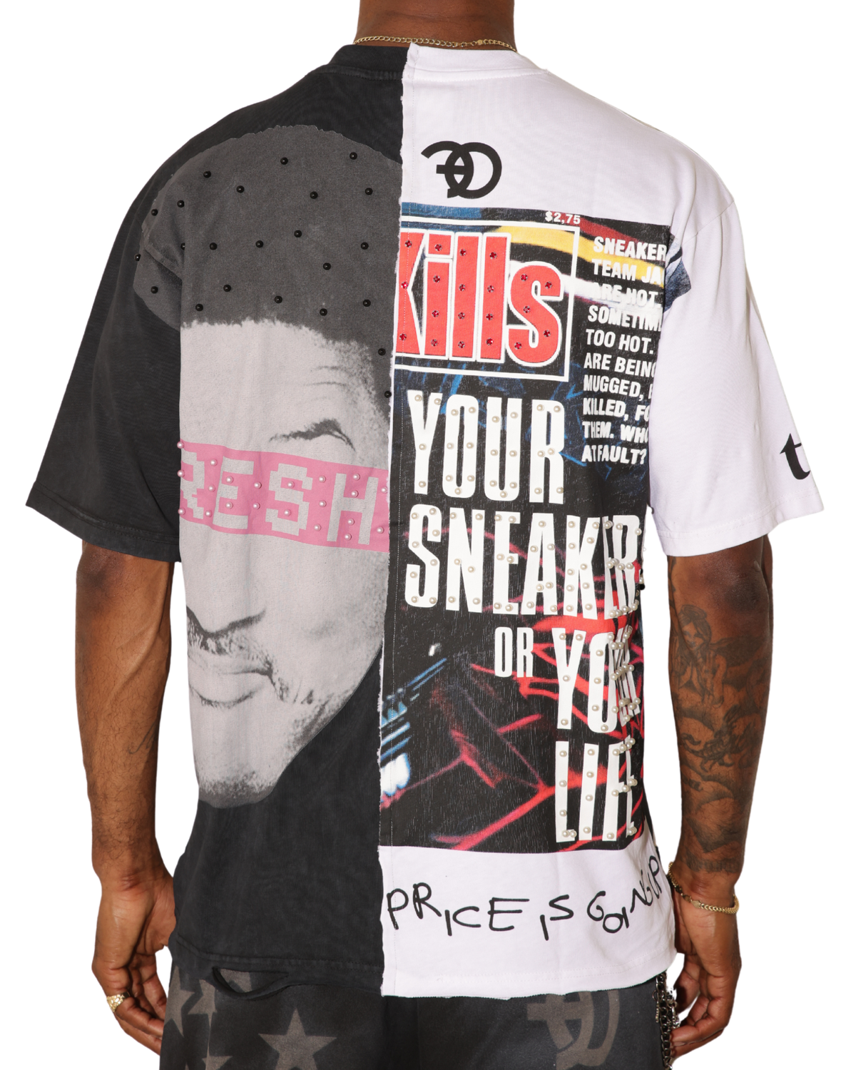 Split Legacy Oversized Graphic Tee