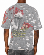 Saints Anger Oversized Graphic Tee